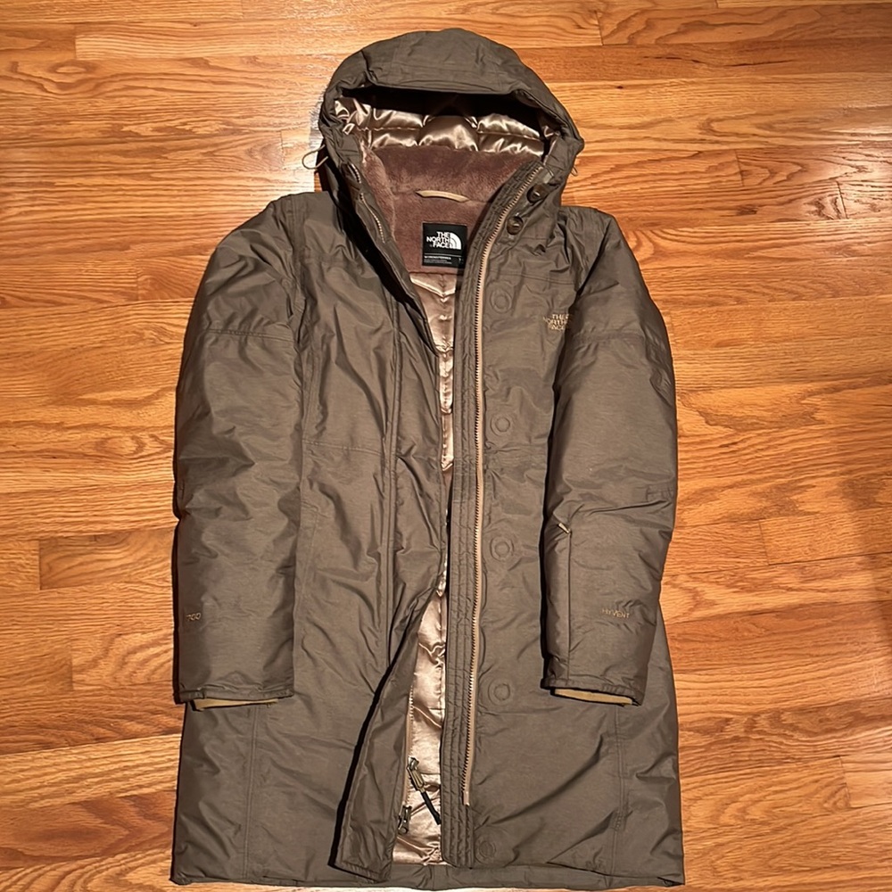 North Face Womens Parka Nordstrom Exclusive Light Olive Green